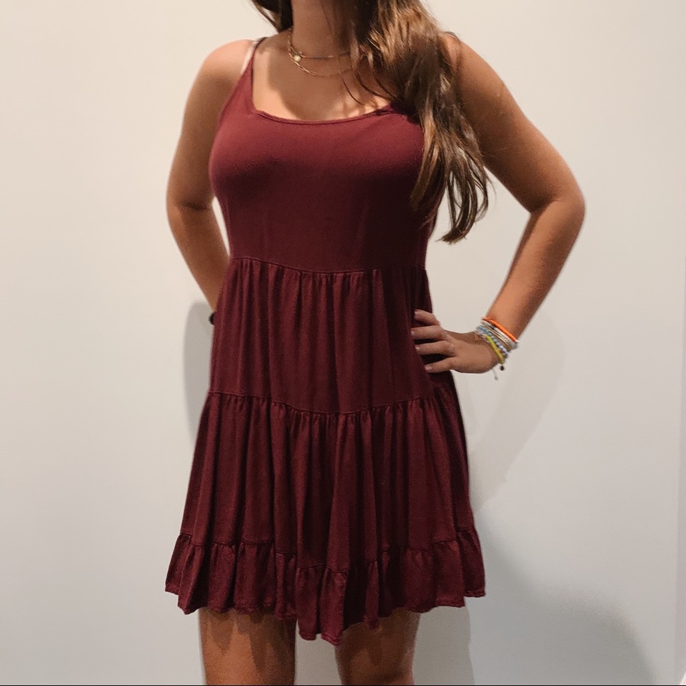 Open back dress// Brandy Melville